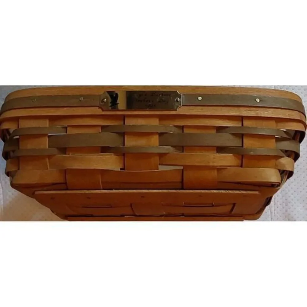 Eagle Baskets, Handwoven in USA Father's Day 1995 Basket 11‎ x 7 x 4